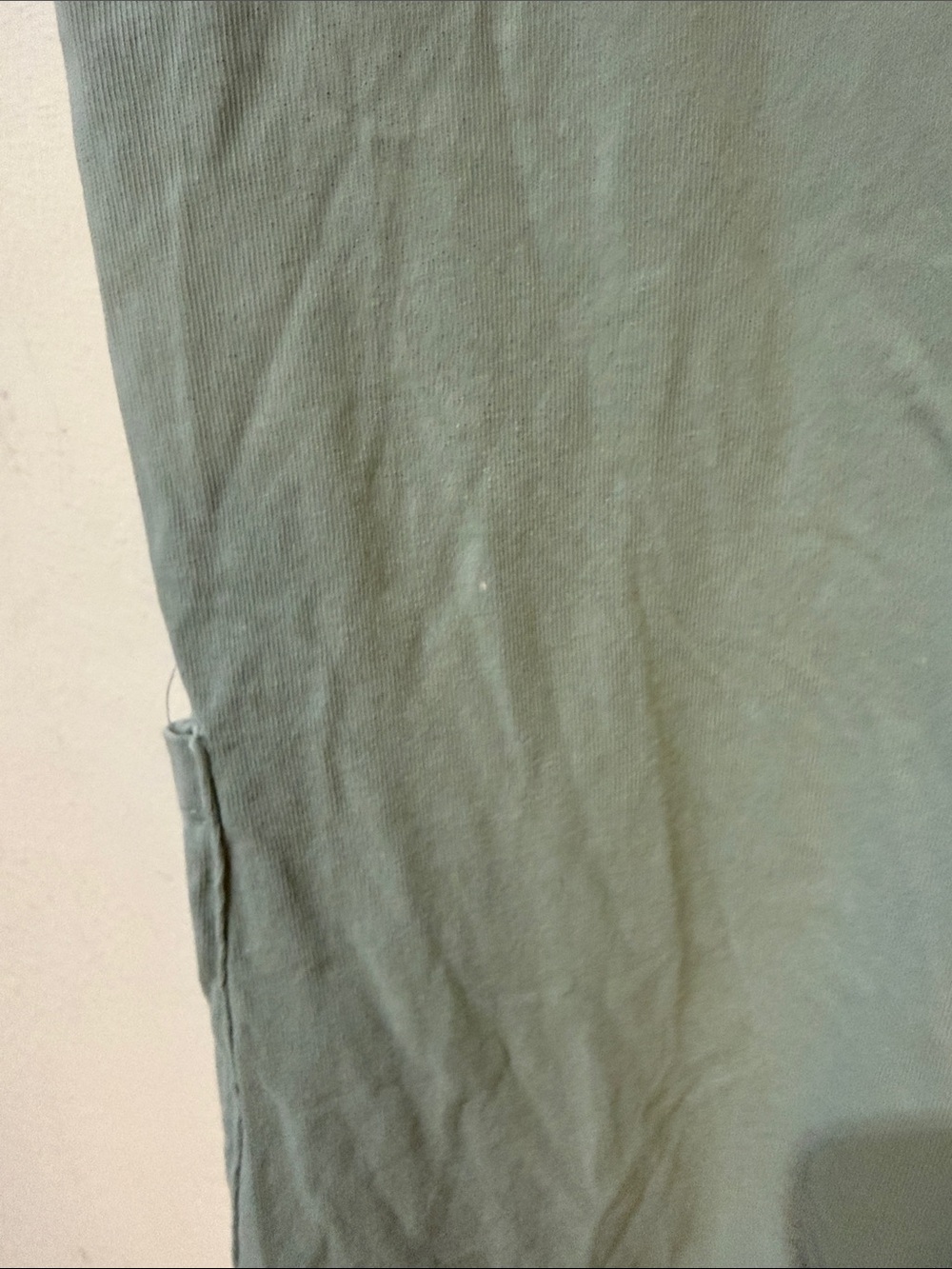 Double Zero Sage Short-Sleeve Romper with Front Pockets - Picture 7 of 9